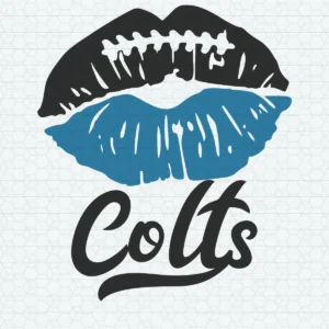 modern with a playful twist Colts classic SVG design showing excitement and camaraderie for Cricut and Silhouette cutting machines