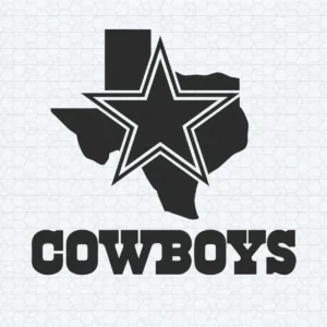 modern with a vintage touch Cowboys classic SVG design showing pride for Cricut and Silhouette cutting machines