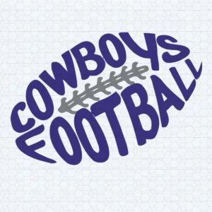 bold and modern with a playful twist Cowboys classic SVG design showing pride for Cricut and Silhouette cutting machines