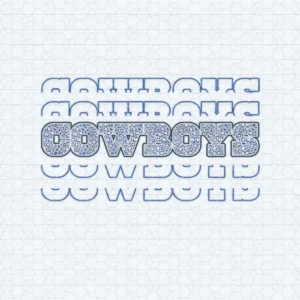 modern with a bold and playful twist Cowboys classic SVG design showing pride for Cricut and Silhouette cutting machines