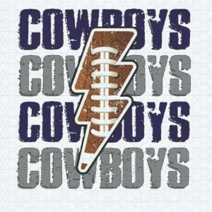 modern with a bold and energetic vibe Cowboys classic SVG design showing excitement and pride for Cricut and Silhouette cutting machines