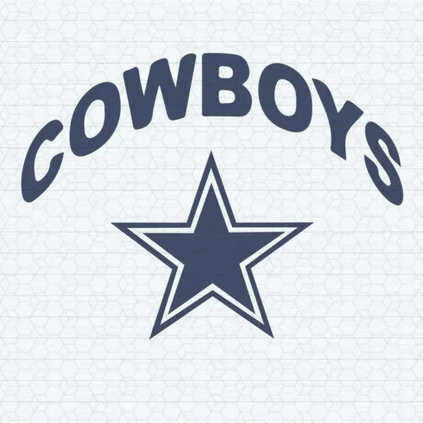 modern with a vintage touch Cowboys classic SVG design showing pride for Cricut and Silhouette cutting machines