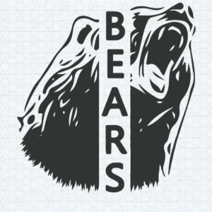 Crazy Bear For Chicago Bears Fans SVG Cricut File