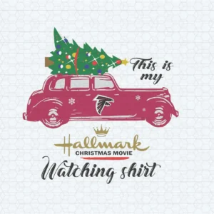 Cute Atlanta Falcons This Is My Hallmark Christmas Movie Watching Shirt SVG