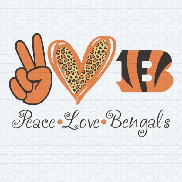 modern with playful elements Bengals classic SVG design showing excitement for Cricut and Silhouette cutting machines