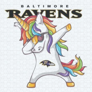 Dabbing Unicorn Baltimore Ravens SVG  Digital Download