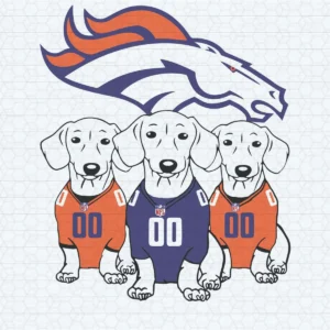 modern with a playful twist Broncos classic SVG design showing joy and camaraderie for Cricut and Silhouette cutting machines