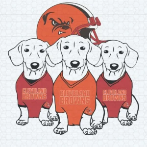 playful and modern with a vintage twist Browns classic SVG design showing nostalgia and pride for Cricut and Silhouette cutting machines