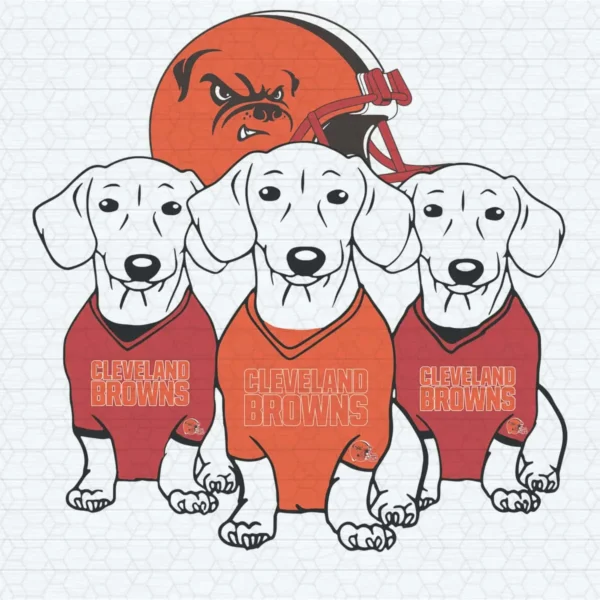 playful and modern with a vintage twist Browns classic SVG design showing nostalgia and pride for Cricut and Silhouette cutting machines