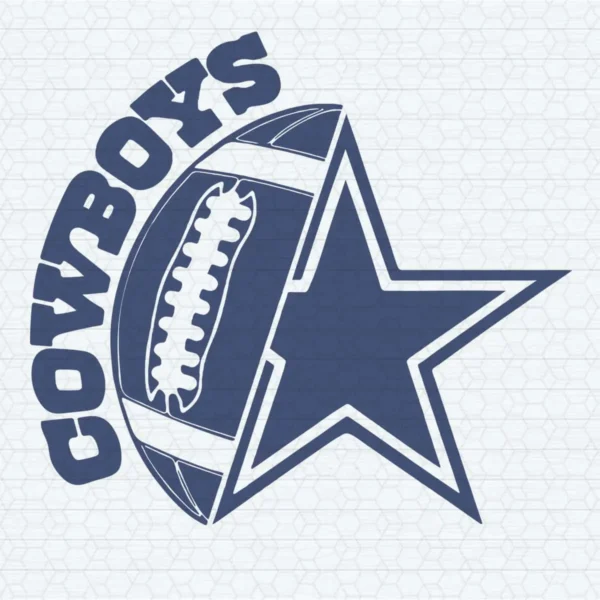 modern with a vintage touch, combining bold elements with a clean layout Cowboys classic SVG design showing pride for Cricut and Silhouette cutting machines