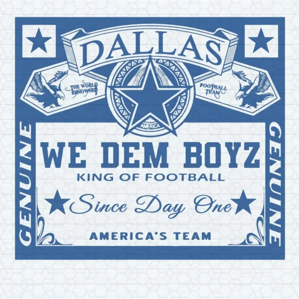 vintage with a bold, Americana flair Cowboys classic SVG design showing pride for Cricut and Silhouette cutting machines