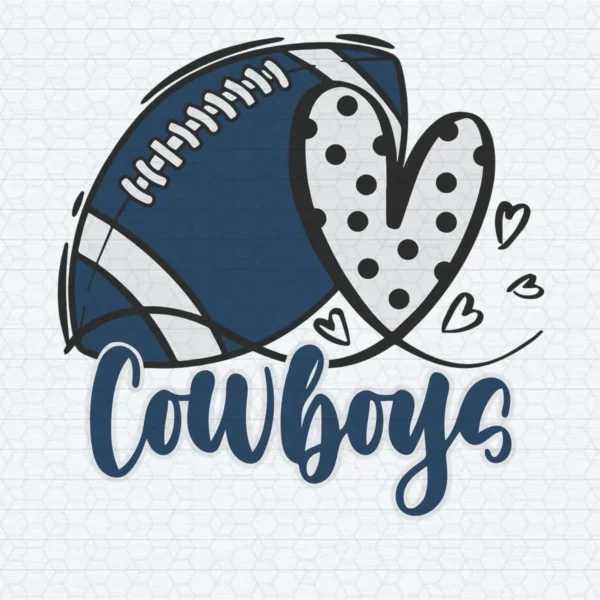modern with a playful twist Cowboys classic SVG design showing pride and affection for Cricut and Silhouette cutting machines