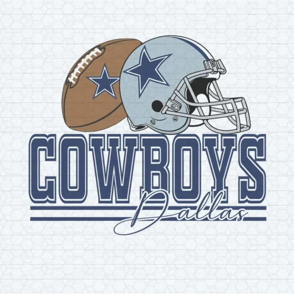 vintage with a modern twist, featuring bold elements Cowboys helmet SVG design showing pride and nostalgia for Cricut and Silhouette cutting machines