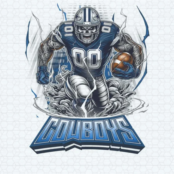 bold and modern with a touch of vintage flair Cowboys mascot SVG design showing excitement and pride for Cricut and Silhouette cutting machines