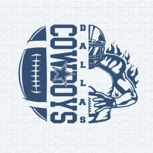 bold and modern with a hint of vintage flair Cowboys classic SVG design showing pride and excitement for Cricut and Silhouette cutting machines