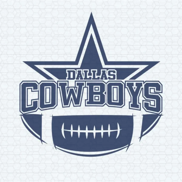 modern with a bold vintage influence Cowboys classic SVG design showing pride for Cricut and Silhouette cutting machines