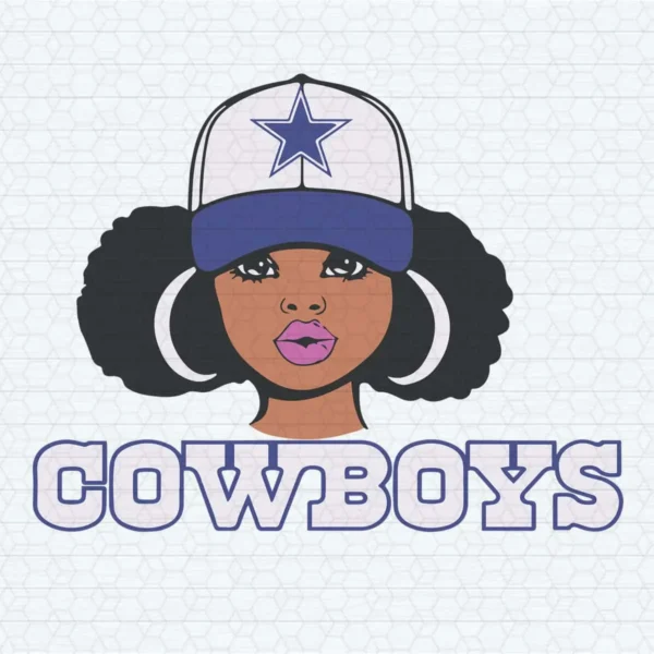 modern with a playful twist Cowboys logo SVG design showing pride for Cricut and Silhouette cutting machines