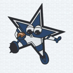 modern with a playful twist Cowboys logo SVG design showing excitement for Cricut and Silhouette cutting machines