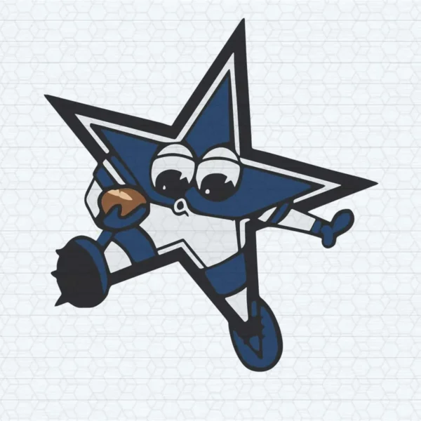 modern with a playful twist Cowboys logo SVG design showing excitement for Cricut and Silhouette cutting machines