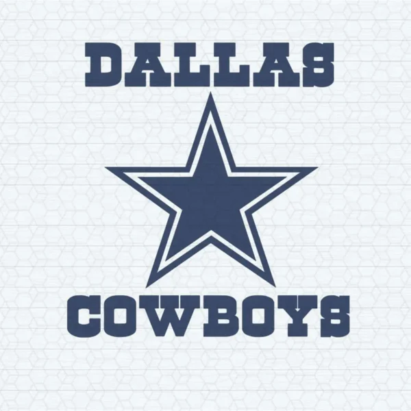 modern with a bold and minimalist approach Cowboys logo SVG design showing pride for Cricut and Silhouette cutting machines