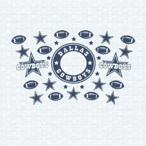 vintage with a modern twist, featuring bold elements Cowboys logo SVG design showing pride for Cricut and Silhouette cutting machines