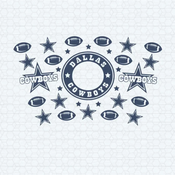 vintage with a modern twist, featuring bold elements Cowboys logo SVG design showing pride for Cricut and Silhouette cutting machines