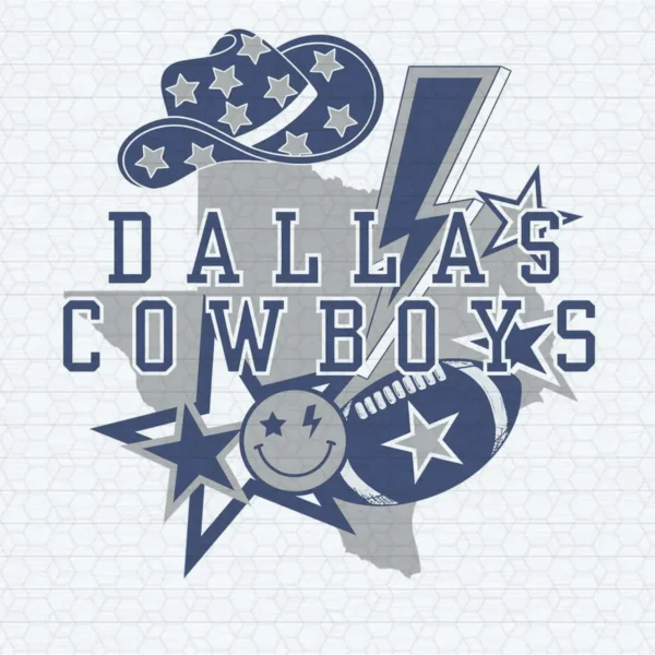vintage with a modern twist, featuring bold and playful elements Cowboys classic SVG design showing pride for Cricut and Silhouette cutting machines
