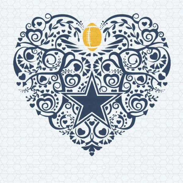 vintage with intricate detailing Cowboys logo SVG design showing pride for Cricut and Silhouette cutting machines