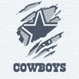 modern with a bold, aggressive aesthetic Cowboys classic SVG design showing pride and excitement for Cricut and Silhouette cutting machines