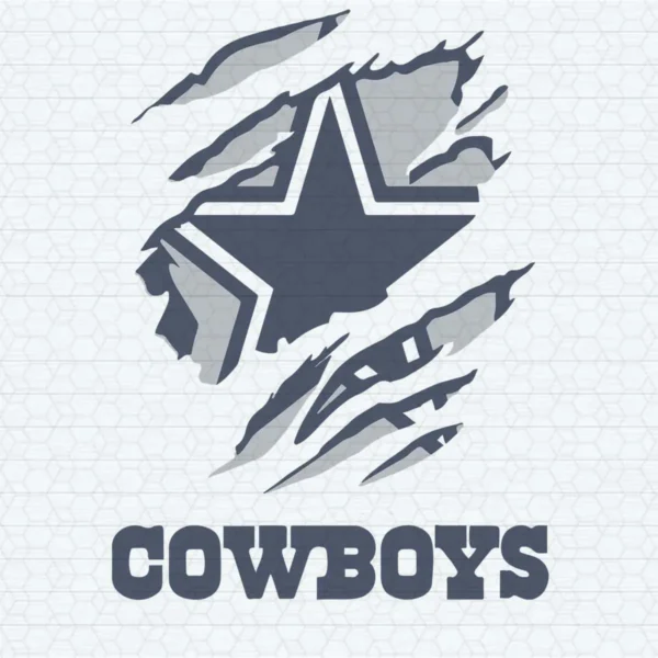 modern with a bold, aggressive aesthetic Cowboys classic SVG design showing pride and excitement for Cricut and Silhouette cutting machines