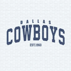 vintage modern with a bold aesthetic Cowboys logo SVG design showing pride for Cricut and Silhouette cutting machines