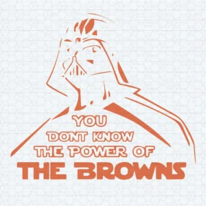 bold and playful with a vintage twist Browns classic SVG design showing pride for Cricut and Silhouette cutting machines