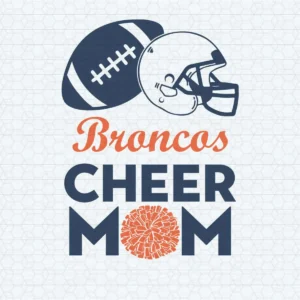 modern with a playful twist Broncos classic SVG design showing excitement and pride for Cricut and Silhouette cutting machines