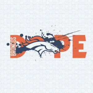 modern with a bold and dynamic aesthetic Broncos classic SVG design showing excitement and pride for Cricut and Silhouette cutting machines