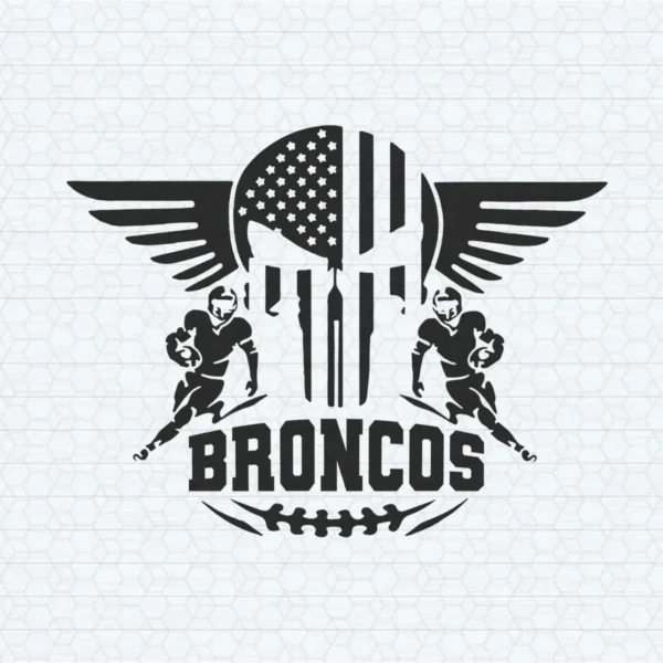 bold and modern with a vintage twist Broncos classic SVG design showing pride and loyalty for Cricut and Silhouette cutting machines
