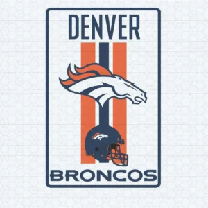 vintage with a modern twist, featuring bold lines and a structured layout Broncos logo SVG design showing pride for Cricut and Silhouette cutting machines