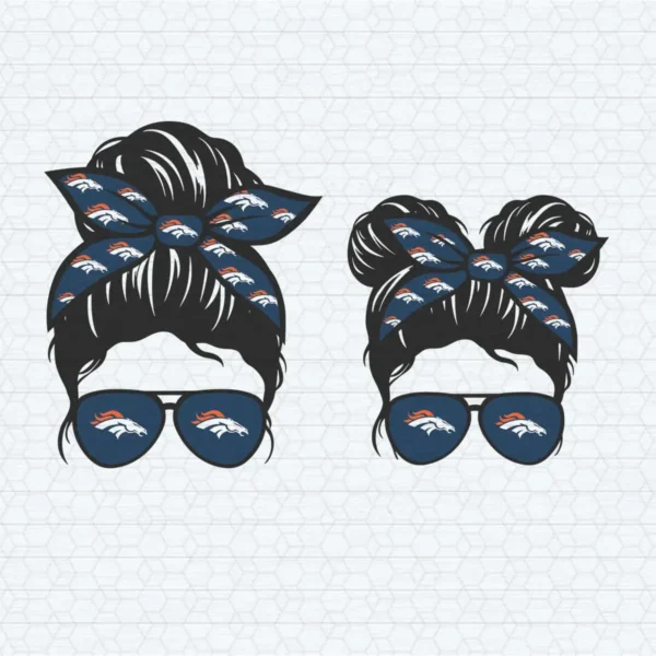 modern with a playful twist Broncos classic SVG design showing excitement for Cricut and Silhouette cutting machines