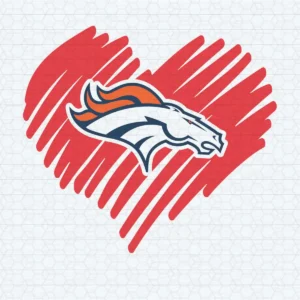 modern with a bold and playful twist Broncos logo SVG design showing excitement and pride for Cricut and Silhouette cutting machines