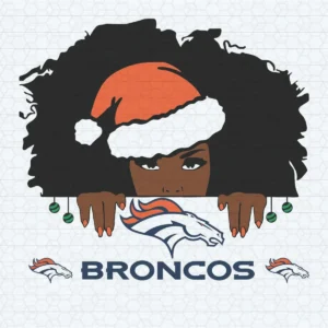 modern with a playful twist, incorporating elements of holiday cheer Broncos classic SVG design showing joy and pride for Cricut and Silhouette cutting machines