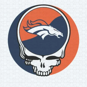 vintage with a modern twist Broncos skull SVG design showing pride for Cricut and Silhouette cutting machines