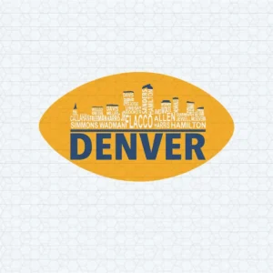 modern with a vintage touch Broncos classic SVG design showing excitement and pride for Cricut and Silhouette cutting machines