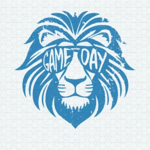 vintage with a bold and playful aesthetic Lions classic SVG design showing excitement and pride for Cricut and Silhouette cutting machines