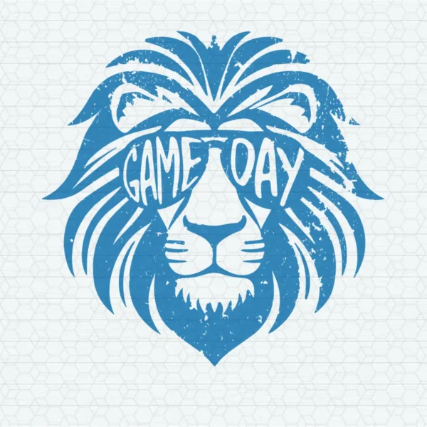 vintage with a bold and playful aesthetic Lions classic SVG design showing excitement and pride for Cricut and Silhouette cutting machines