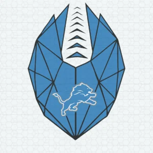 modern and bold with geometric elements Lions logo SVG design showing pride for Cricut and Silhouette cutting machines
