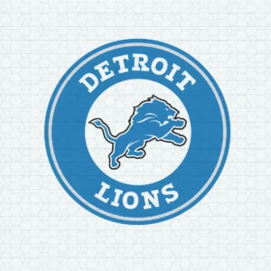 modern with a vintage touch Lions logo SVG design showing pride for Cricut and Silhouette cutting machines