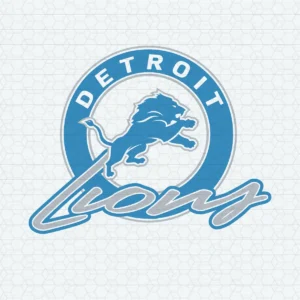 modern with a vintage touch Lions logo SVG design showing pride for Cricut and Silhouette cutting machines