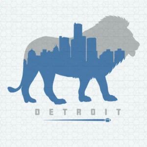 modern with a touch of vintage, featuring bold lines and a dynamic silhouette Lions classic SVG design showing pride for Cricut and Silhouette cutting machines
