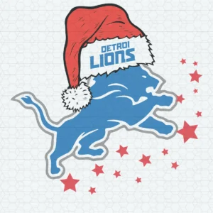 modern with a playful twist, incorporating holiday elements Lions classic SVG design showing joy and pride for Cricut and Silhouette cutting machines