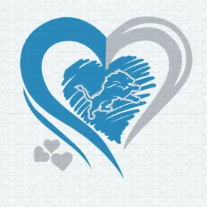 modern with a touch of vintage flair Lions logo SVG design showing pride for Cricut and Silhouette cutting machines