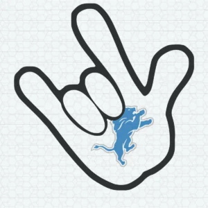 modern and bold with a playful twist Lions classic SVG design showing pride and excitement for Cricut and Silhouette cutting machines